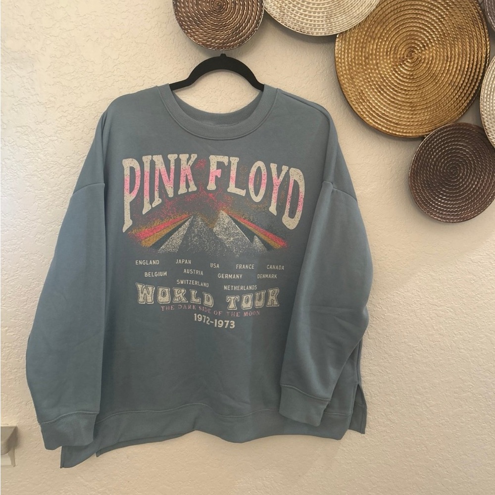 Pink Floyd graphic sweatshirt made from a blend of polyester size 1X - Picture 2 of 4
